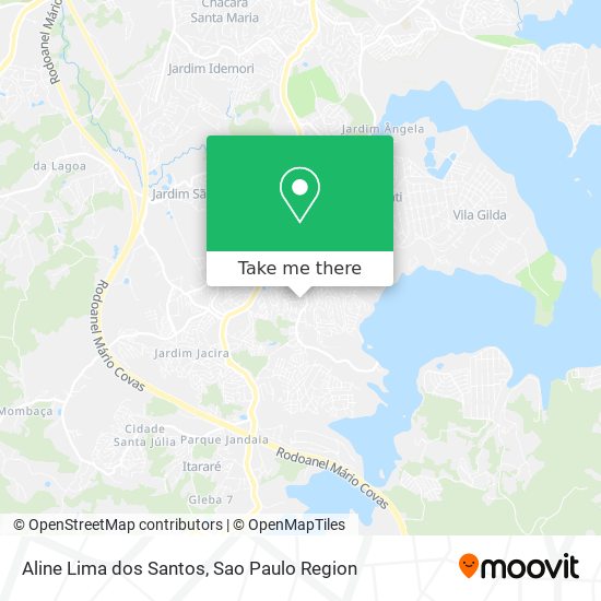 Aline Lima dos Santos map