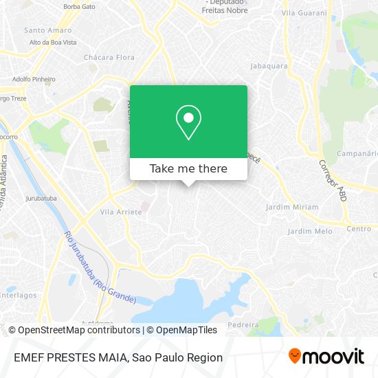 Mapa EMEF PRESTES MAIA