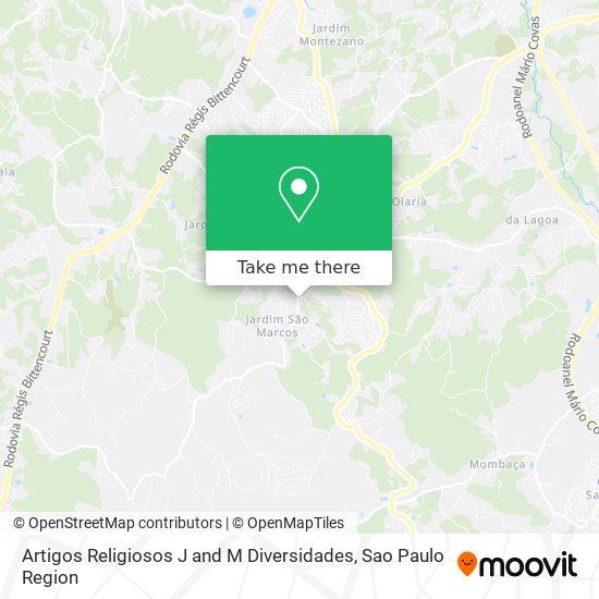 Artigos Religiosos J and M Diversidades map