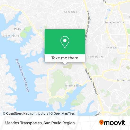 Mapa Mendes Transportes