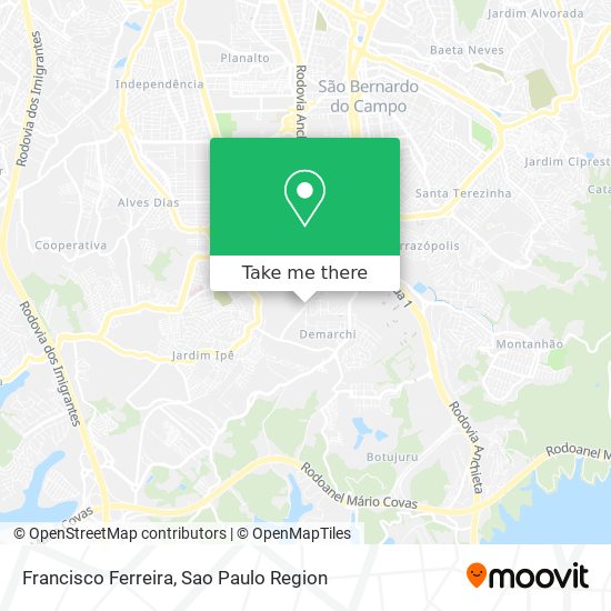 Mapa Francisco Ferreira