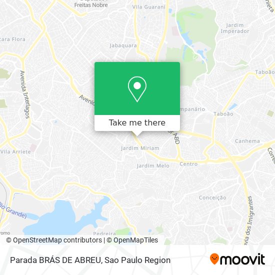 Parada BRÁS DE ABREU map