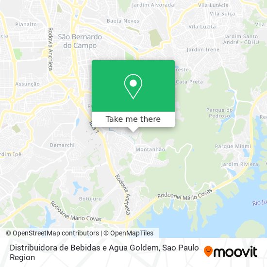 Distribuidora de Bebidas e Agua Goldem map