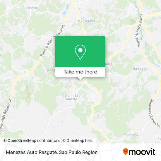 Mapa Menezes Auto Resgate