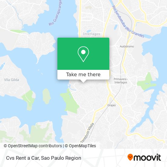 Mapa Cvs Rent a Car