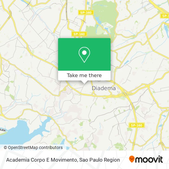 Mapa Academia Corpo E Movimento