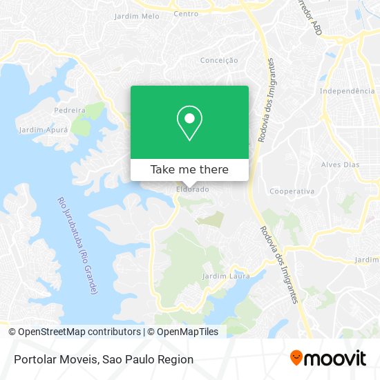 Portolar Moveis map