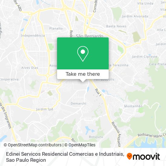 Edinei Servicos Residencial Comercias e Industriais map