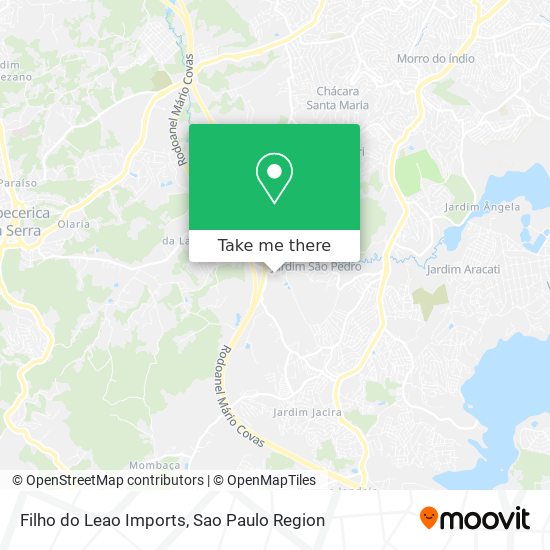 Mapa Filho do Leao Imports