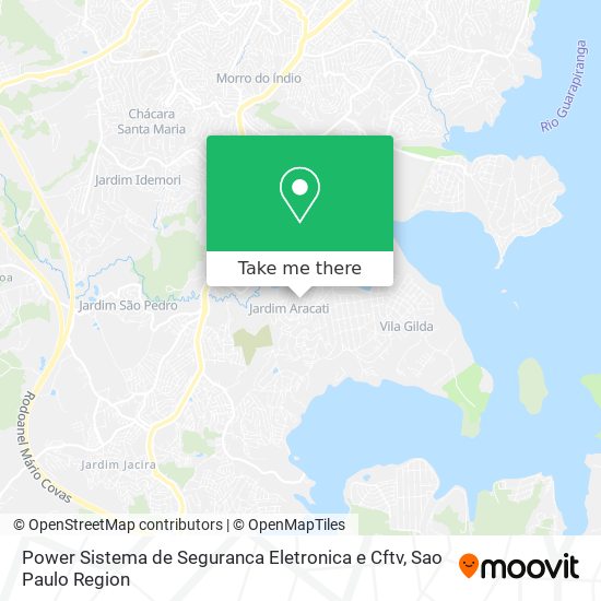 Power Sistema de Seguranca Eletronica e Cftv map