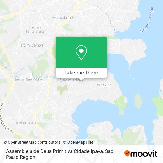 Mapa Assembleia de Deus Primitiva Cidade Ipava