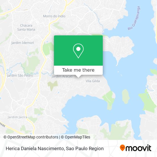 Herica Daniela Nascimento map