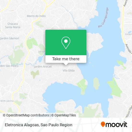 Eletronica Alagoas map