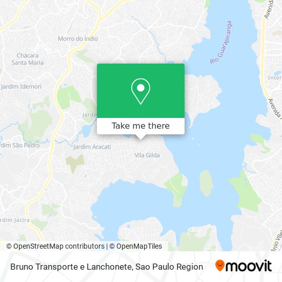 Mapa Bruno Transporte e Lanchonete