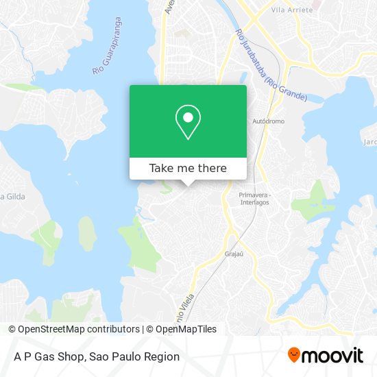 A P Gas Shop map