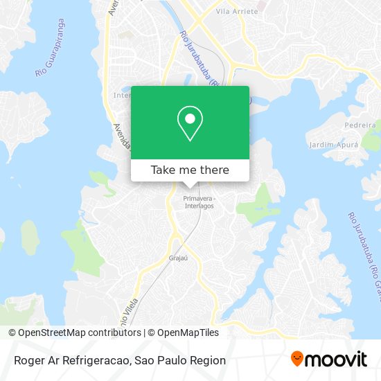 Roger Ar Refrigeracao map