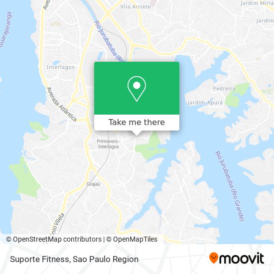 Suporte Fitness map