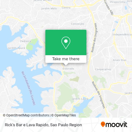 Rick's Bar e Lava Rapido map