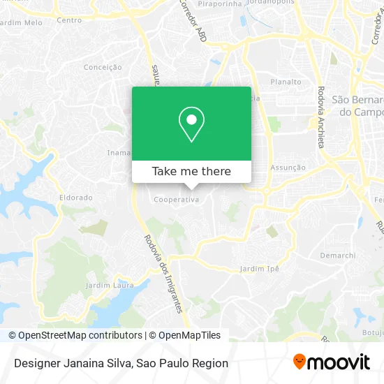 Designer Janaina Silva map