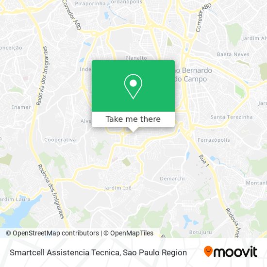 Smartcell Assistencia Tecnica map