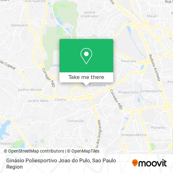 Ginásio Poliesportivo Joao do Pulo map