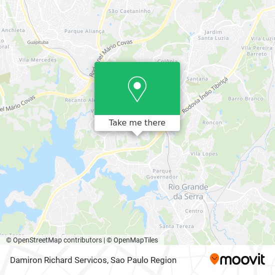 Damiron Richard Servicos map