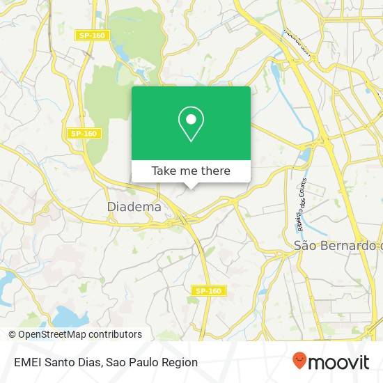 Mapa EMEI Santo Dias