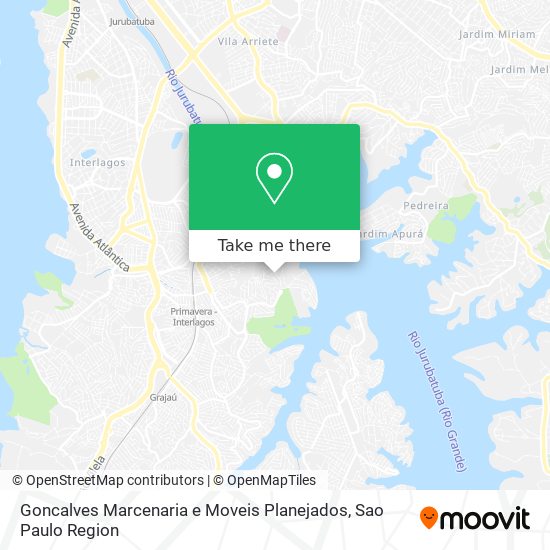 Goncalves Marcenaria e Moveis Planejados map