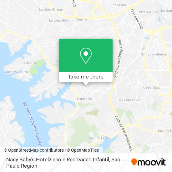 Mapa Nany Baby's Hotelzinho e Recreacao Infantil