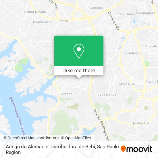 Adega do Alemao e Distribuidora de Bebi map