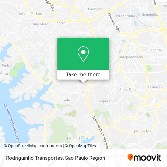 Mapa Rodriguinho Transportes