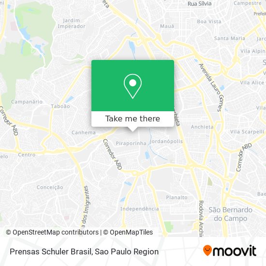 Prensas Schuler Brasil map