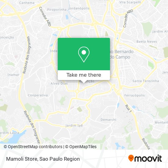 Mamoli Store map