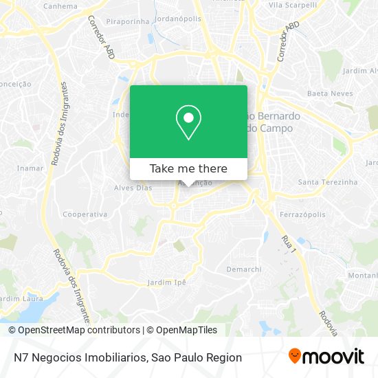 Mapa N7 Negocios Imobiliarios