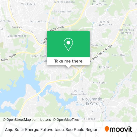 Mapa Anjo Solar Energia Fotovoltaica