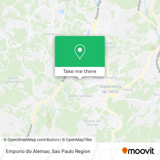 Emporio do Alemao map