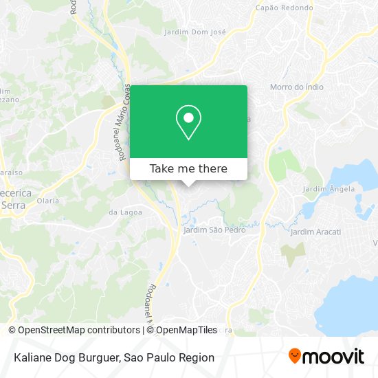 Mapa Kaliane Dog Burguer