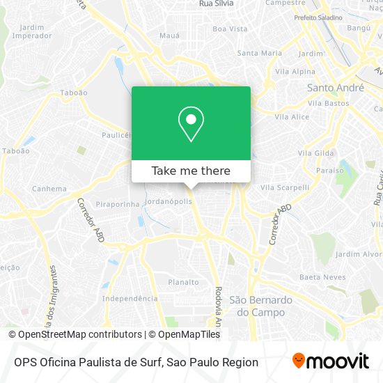 Mapa OPS Oficina Paulista de Surf