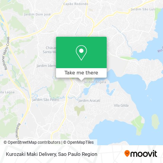 Kurozaki Maki Delivery map