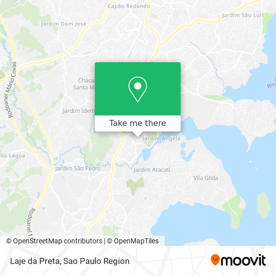 Laje da Preta map