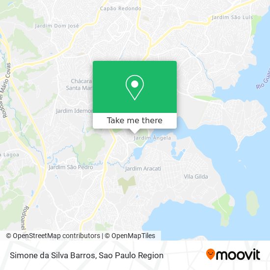 Mapa Simone da Silva Barros