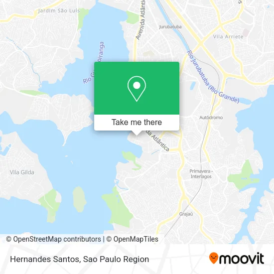 Hernandes Santos map