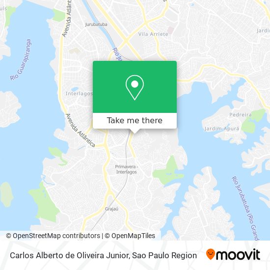 Carlos Alberto de Oliveira Junior map