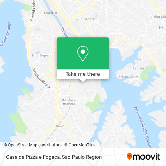 Casa da Pizza e Fogaca map