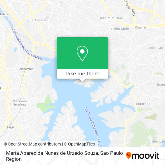 Maria Aparecida Nunes de Urzedo Souza map