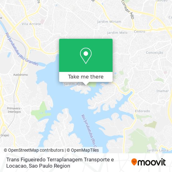 Trans Figueiredo Terraplanagem Transporte e Locacao map