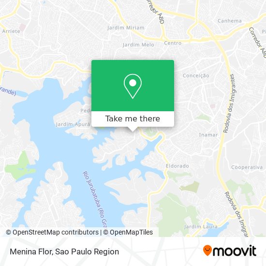 Menina Flor map