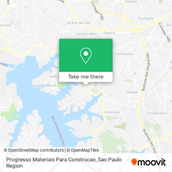 Progresso Materiais Para Construcao map