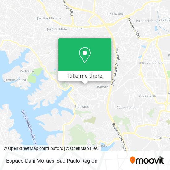 Espaco Dani Moraes map