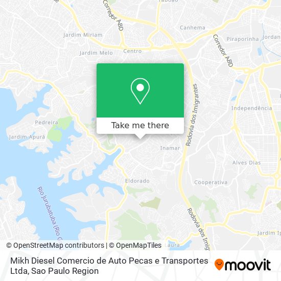 Mapa Mikh Diesel Comercio de Auto Pecas e Transportes Ltda